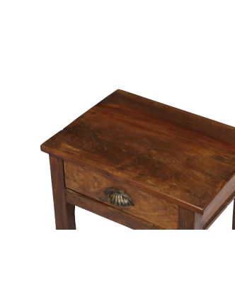 Starý kupecký stolík so šuplíkom, 48x36x31cm