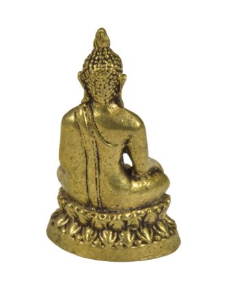 Soška Budha, mosadz, 2x1x3, 5cm